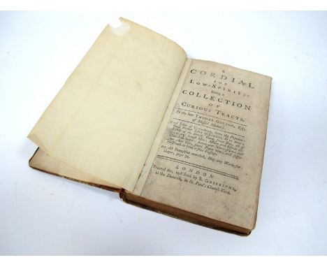 Gordon [Thomas] : A Cordial for Low Spirits: Being a Collection of Curious Tracts, printed and sold by R. Griffiths at the Du