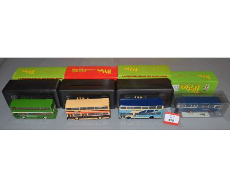 Twenty three boxed diecast bus and coach models in 1:76 scale by Britbus. Models appear G+/VG in generally G+ packaging. (23)