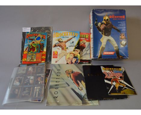 The Yeovil Collection. 'The Rocketeer'. Screamin' soft vinyl 1:4 scale model kit, appears complete and unstarted with instruc