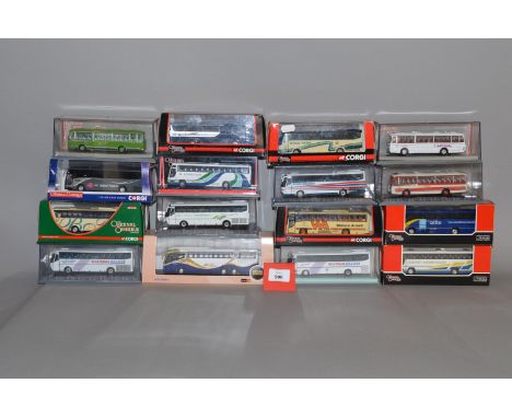 15 x Corgi Original Omnibus Company diecast model buses, together with one Oxford bus. Boxed, overall appear VG. (16)