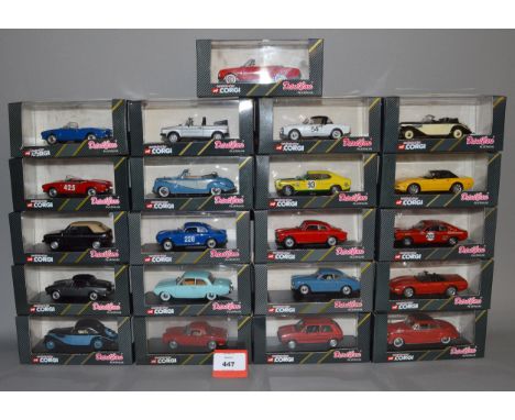 21 x Detail Cars 1:43 scale diecast models. Boxed.