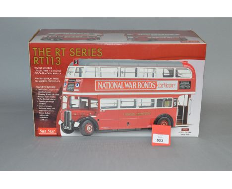 Sun Star 2920 1:24 scale diecast model bus RT113 FXT 288. Boxed and VG.