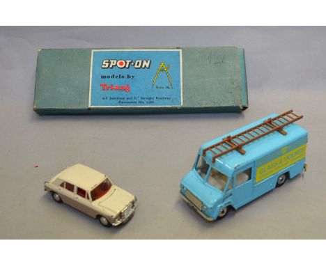 An unboxed Tri-ang Spot-On 315 Commer Walk-Thru Window Cleaners Van, generally G but with single ladder to roof, no damage to