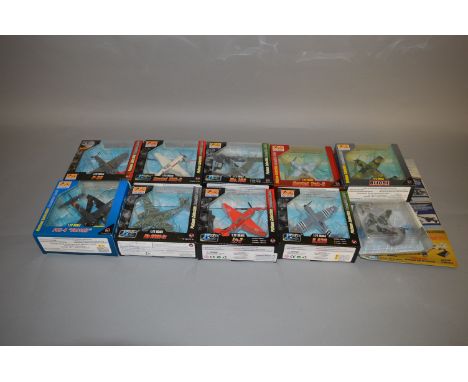 10 x EasyModel diecast model aircraft. All boxed/carded. 