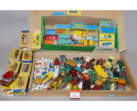 Fifteen boxed Matchbox diecast models from their 'regular' and 'Superfast' 1-75 series including a 47b Commer Ice Cream cante