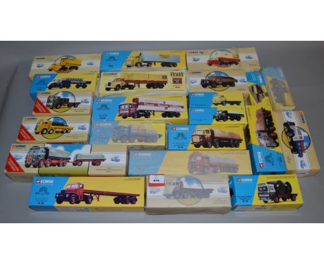 21 x Corgi diecast models, all commercial vehicles. G-VG.