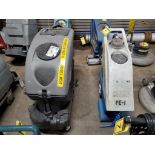 (2) Electric Walk-Behind Floor Scrubbers; 120V, FLR Eagle Power & Power Eagle 800