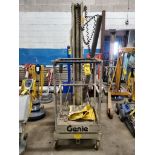 Genie Electric Personnel Manlift, Single Man, 4-Stage Mast, 300 LB. Capacity