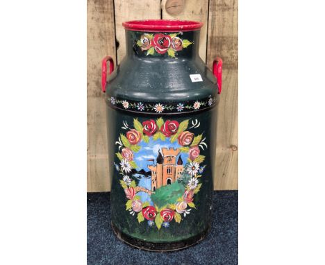 S.C.W.S. Creamery Kirkcaldy Barge ware metal milk churn 