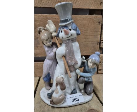 "RARE" Lladro Figurine "The Snowman " Model 5713