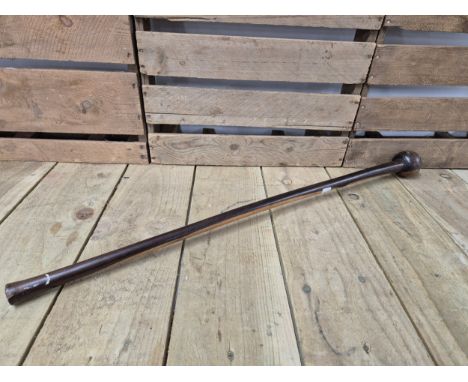Antique African Knobkerrie war club. [79cm length] 