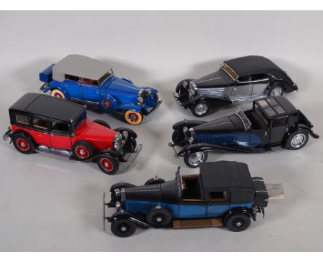 Konvolut hochwertige Auto Modelle, Franklin Mint, 5 Stück, 1:24hochwertige Metall Modelle von Franklin Mint Precision Models,
