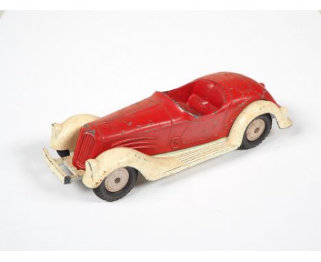 Märklin Nr. 5521/3 BMW Sportwagen Cabrio, 1930er Vorkrieg GussautoVorkriegs Märklin Modellauto zwischen 1935 und 1940, herges
