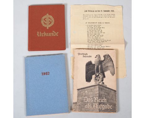 Konvolut 3.Reich SA Kaiserslautern Standarte 23Nachlass SA Mann des Sturm 22/23 aus KaiserslauternSA Sturm 22/23 Kaiserlauter