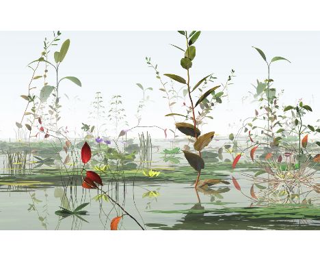 Gerhard Mantz - Seltene Anflug, 2011Moderne Digitalkunst. Größe: 70 x 45 cm. Hochwertiger Digitaldruck (Inkjet) auf Leinwand.