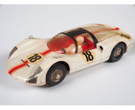 Märklin Sprint: Porsche Carrera 6 weiß Startnummer 18