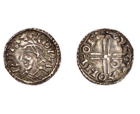 Edward the Confessor (1042-1066), Penny, Small Flan type, York, Skuli, scula on eof, annulet in fourth quarter, 1.08g/1h (Fre