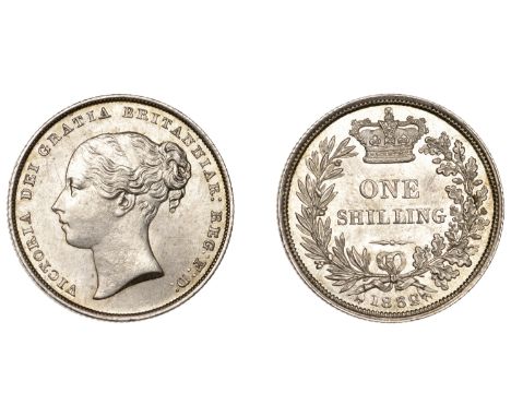 Victoria (1837-1901), Shilling, 1852 (ESC 3001; S 3904). Light surface marks, otherwise good extremely fine  £180-£220