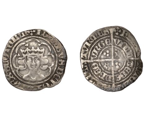 Scotland, James III, Light issue, Groat, Edinburgh, mm. cross fleury, crown with five spikes, pellets in first and fourth qua