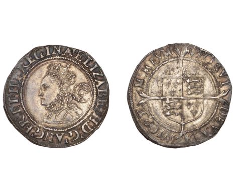 Elizabeth I (1558-1603), Third issue, Sixpence, 1563/2, mm. pheon, bust 1F, normal flan, Tudor rose, reads regina, 2.82g/8h (