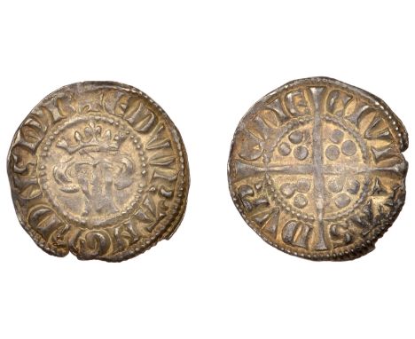 Edward I (1272-1307), Penny, class 3e, Durham, plain ns, 1.40g/3h (SCBI North 124ff; N 1020; S 1422). A little weak, otherwis