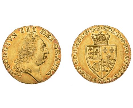 George III (1760-1820), Pre-1816 issues, Guinea, 1787, fifth bust (EGC 711; S 3729). Light scratch in field before neck and c