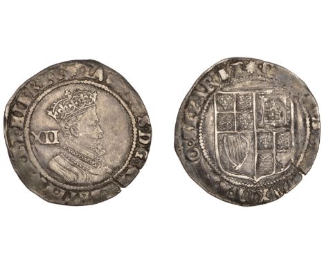 James I (1603-1625), Second coinage, Shilling, mm. escallop, fourth bust, 5.63g/3h (N 2100; S 2655). Light obverse surface sc