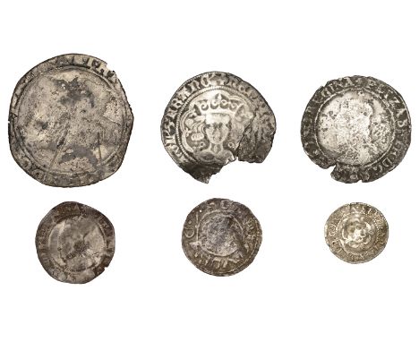 John, Penny, class IVb, Canterbury, Ulard, vlard · on · cant, 1.22g/9h (N 968/2; S 1348C); Henry VI, Annulet issue, Groat, Ca