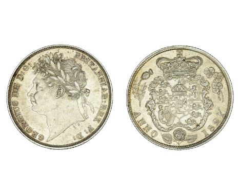 George IV (1820-1830), Shilling, 1821 (ESC 2396; S 3810). Nearly extremely fine but with light surface marks £100-£120