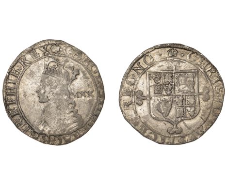 Charles II (1660-1685), Third issue, Halfcrown, mm. crown, reads mag br fr, 12.04g/4h (ESC 301; N 2761; S 3321). Small of fla
