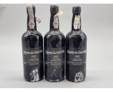 Three 75cl bottles of Quinta da Eira Velha 'Single Quinta' 1982 Vintage Port. (3) 