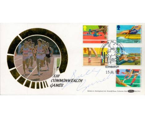 Athletics Sally Gunnell signed Commonwealth Games XIII commemorative FDC PM Commonwealth Games Mac Edinburgh 15 Jul. Sally Ja