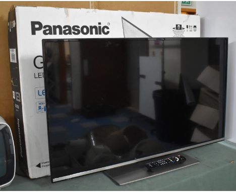 A Panasonic 42" LED TV with Remote, GS350 Series