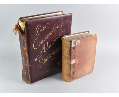 Two Bound Volumes, Our Conservative and Unionist Statesmen Volume 1, Published by Newman, Graham and Co, together with The Id