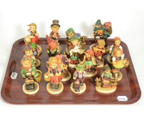 A group of seventeen Goebel Hummel figures 