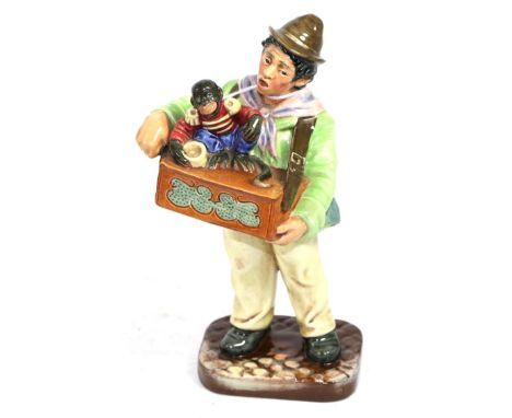 A Royal Doulton figure ''The Organ Grinder'', HN2173With light crazing otherwise OK. 