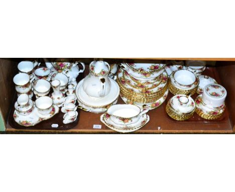 A Royal Albert ''Old Country Roses'' tea/dinner service 