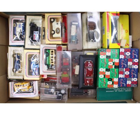 A tray of mixed diecast models to include a Solido Talbot T23, various boxed Rio models, and Lledo Days gone
