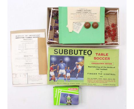 Subbuteo Table Soccer Boxed Set, together with a No.61128 FA Cup 