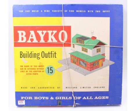 Bayko, No.15 Building Outfit, boxed