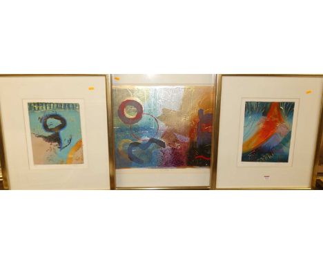 Contemporary school - artist proof print, 43 x 57cm; together with two others (3)