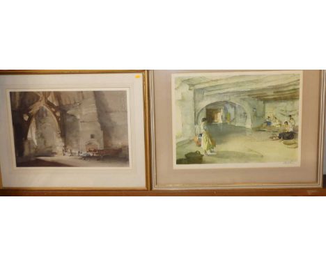 William Russell Flint (1880-1969) - Festal preparations, Fine Art Trade Guild limited edition print, with blindstamp and sign