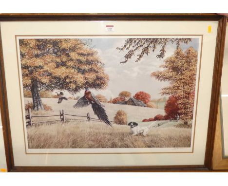 Ken Michaelsen (b.1936) - Autumn wings, lithograph, signed in pencil to the margin, 46 x 68cm  