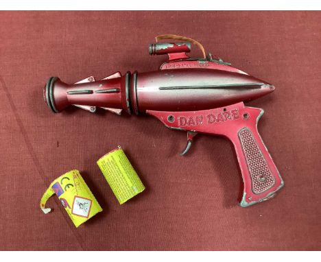 An Original Dan Dare Cap Gun by Lone Star, signs of wear, but appears to be working, unboxed.