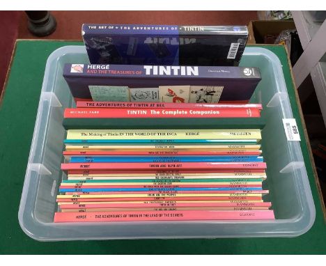 A Quantity Of TinTin Related Books. To Include The Making Of TinTin In The World Of The Inca Published by Methuen 1989, Hergè