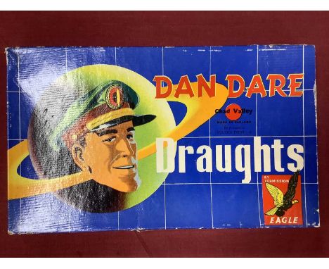 An Original Eagle Dan Dare Draughts Set, by Chad Valley, with correct board and embossed pieces, complete, boxed.