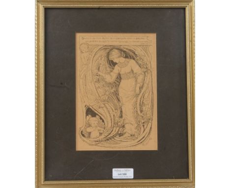 After Amelia M. Bauerle, an early 20th Century print, two children and a woman amongst foliage, below the text SWEET IS THE R