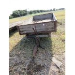 Harford 2 wheel wooden trailer,
