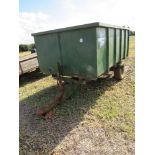 5T Green Brian Legg grain trailer