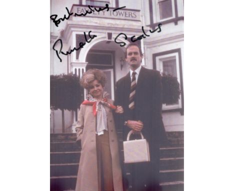 Prunella Scales signed 7x5inch Fawlty Towers colour photo. Good condition. All autographs come with a Certificate of Authenti